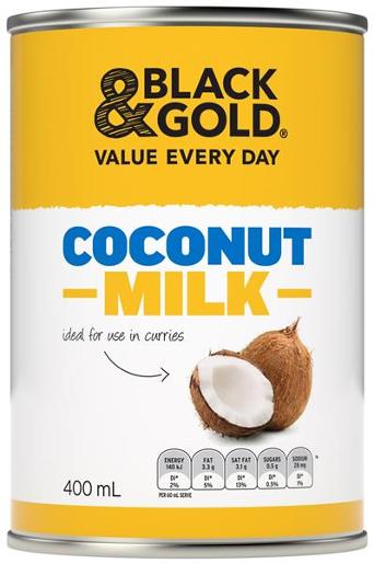 B/GOLD  COCONUT MILK 400ML Pack Size: 24