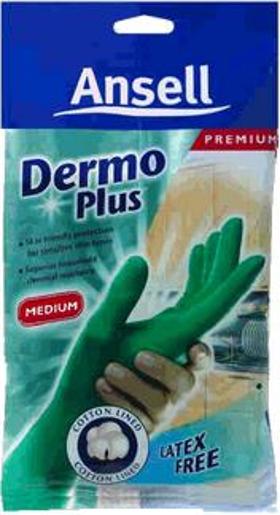 ANSELL DERMO PLUS MEDIUM GLOVE 1PK Pack Size: 12