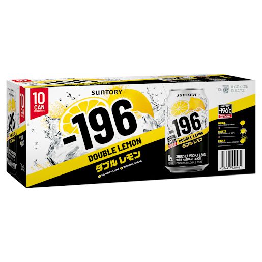 SUNTORY -196 6% RTD CAN 30PK 330ML