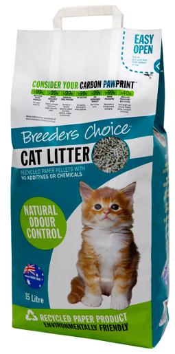 BREEDERS CHOICE CAT LITTER 15L Pack Size: 1