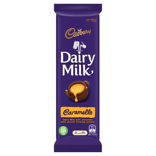 CADBURY CARAMELLO DAIRY MILK CHOCOLATES 150GM Pack Size: 12