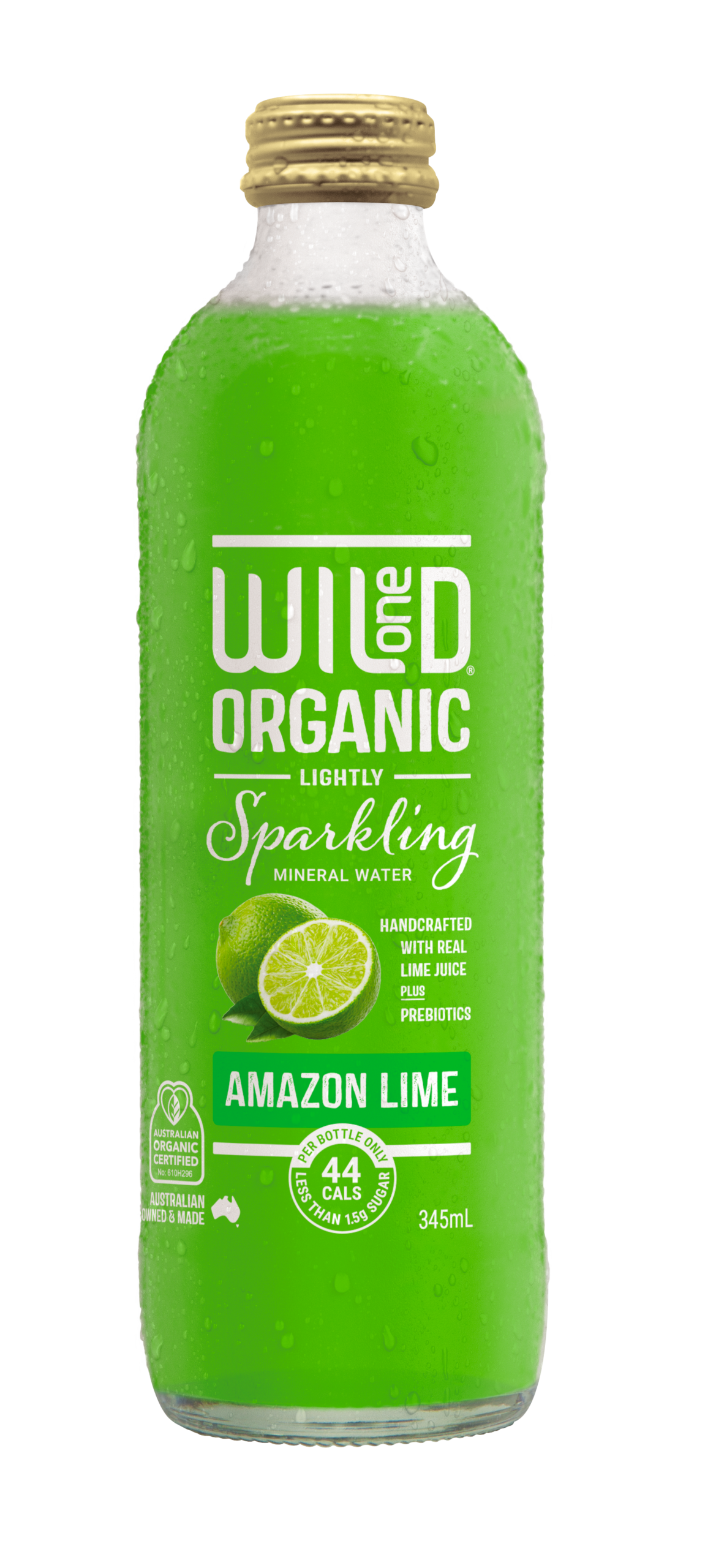 Wild One Sparkling Amazon Lime 345ml Pack Size:12