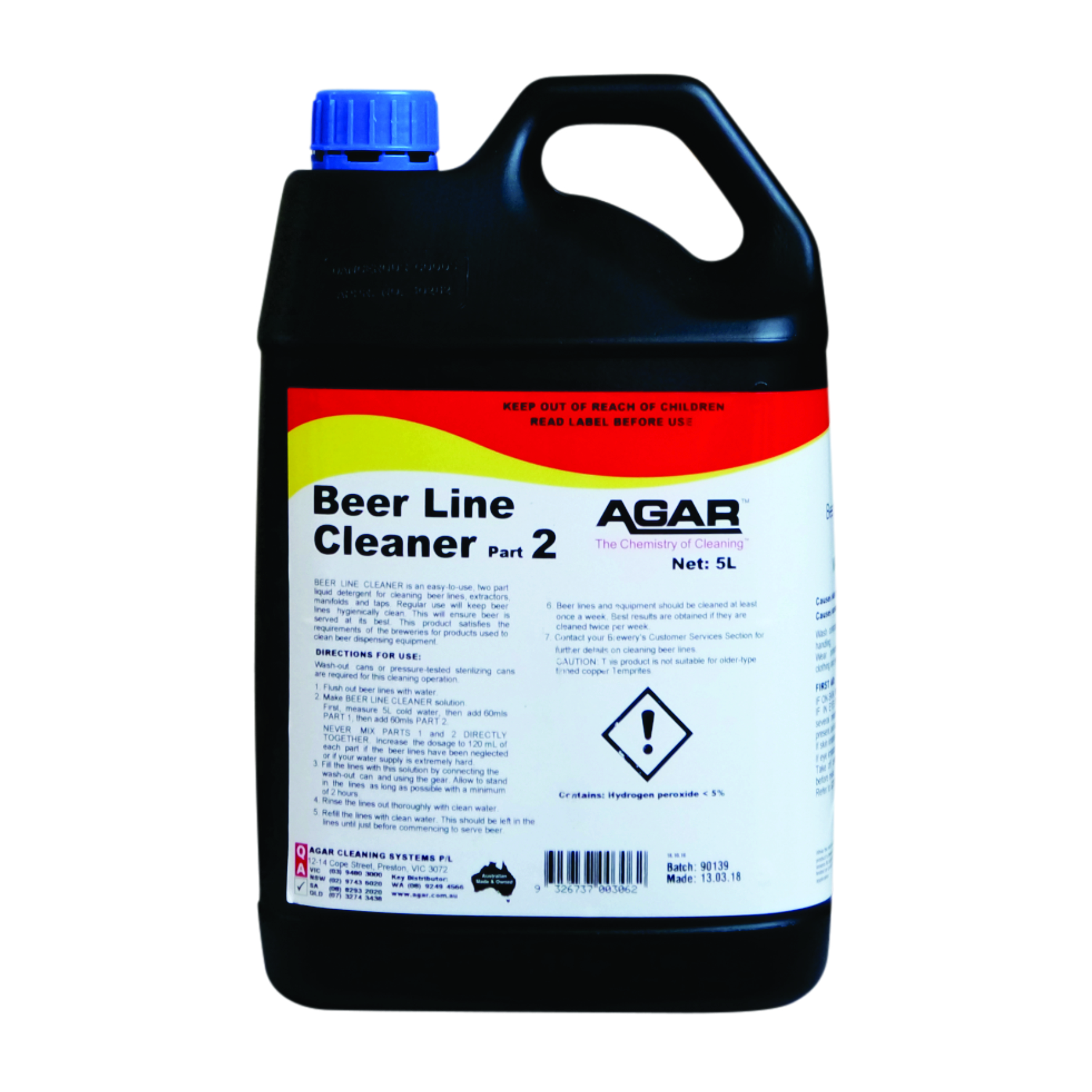 BEER LINE CLEANER PT 2 – 5L