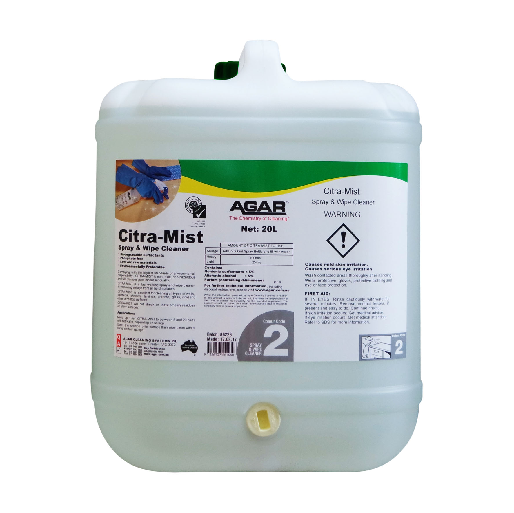 CITRA-MIST – 20L