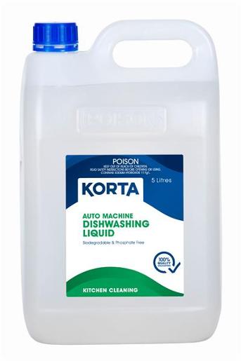 AUTO MACHINE DISH LIQUID 5LT KORTA pack size:3