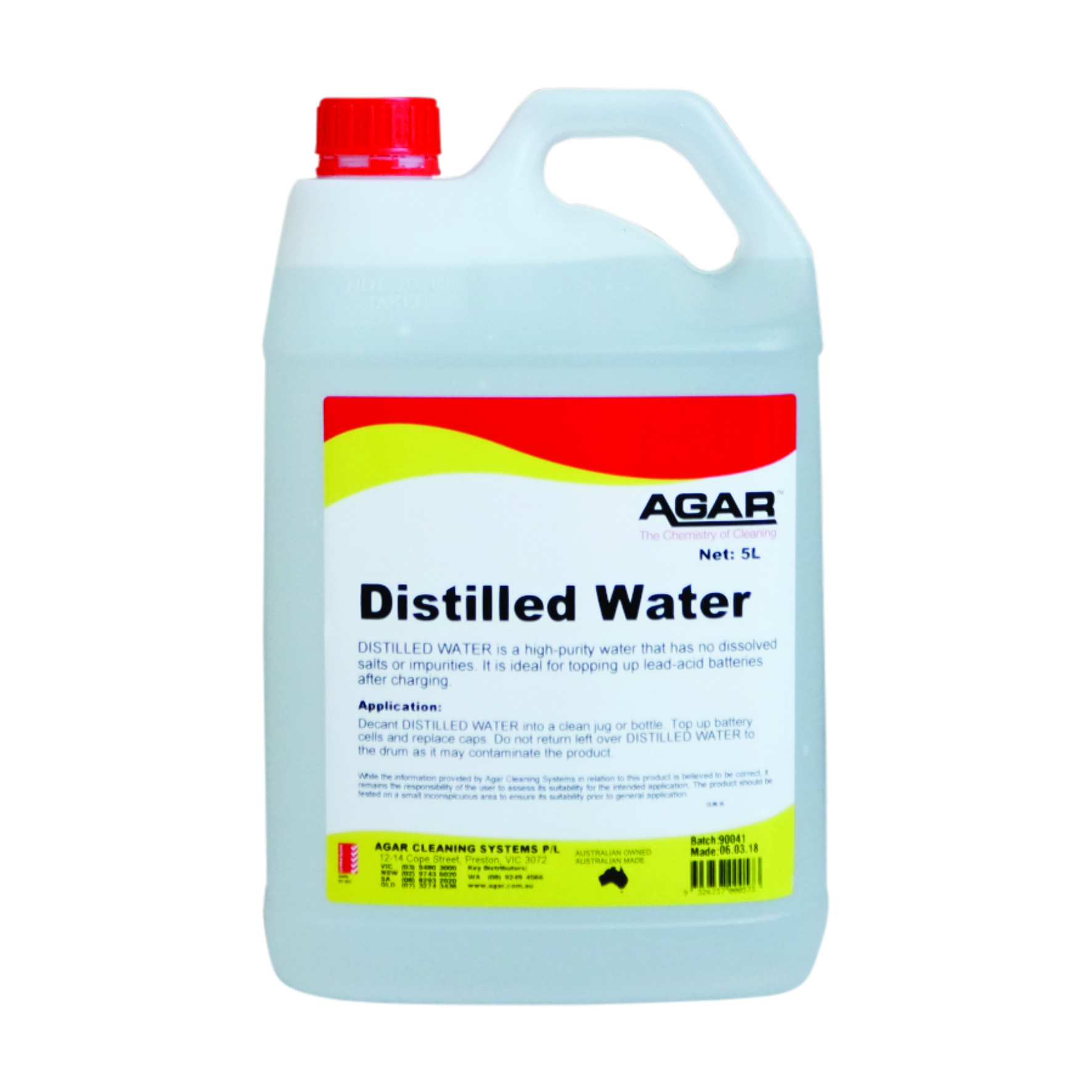 DISTILLED WATER – 5L