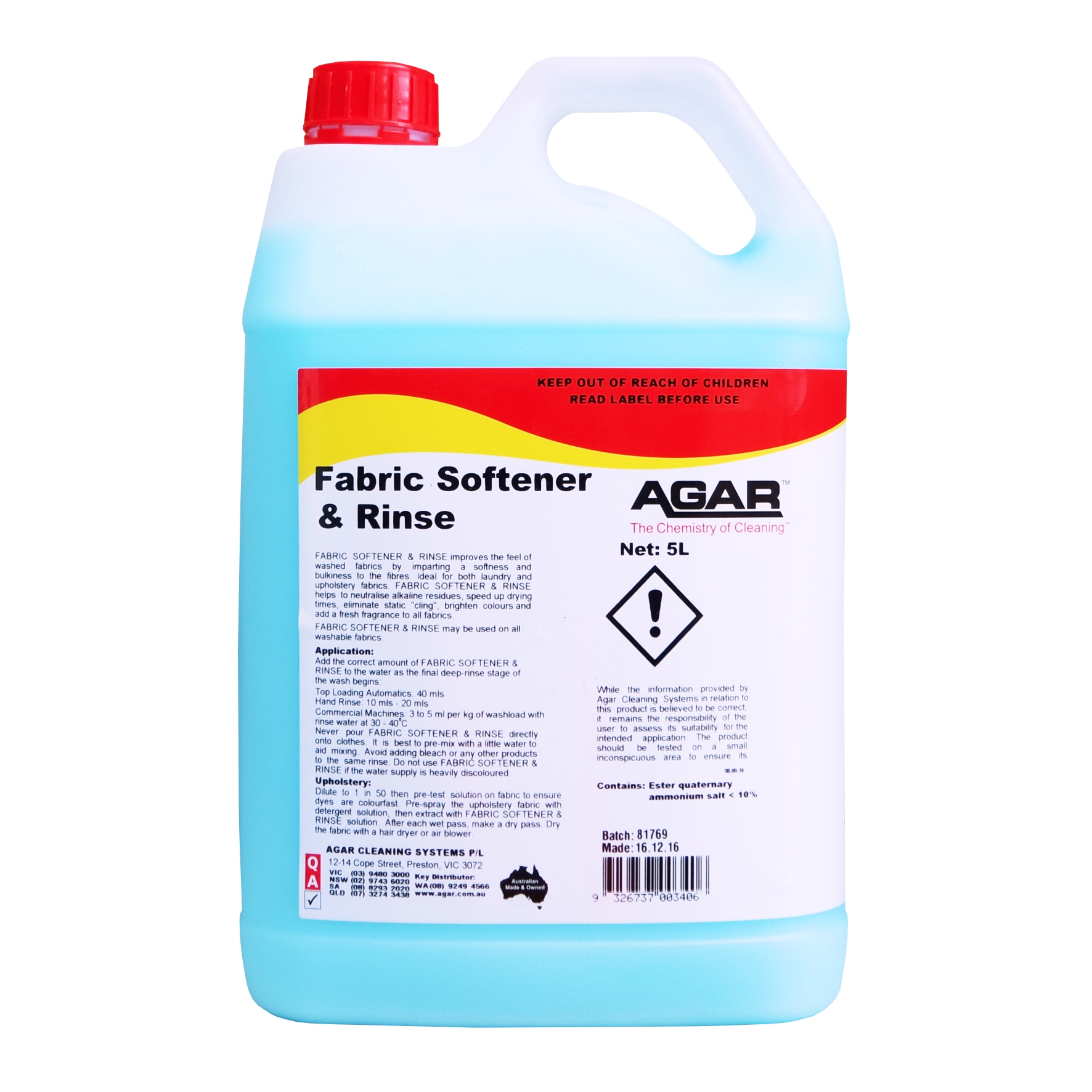 FABRIC SOFTENER – 5L