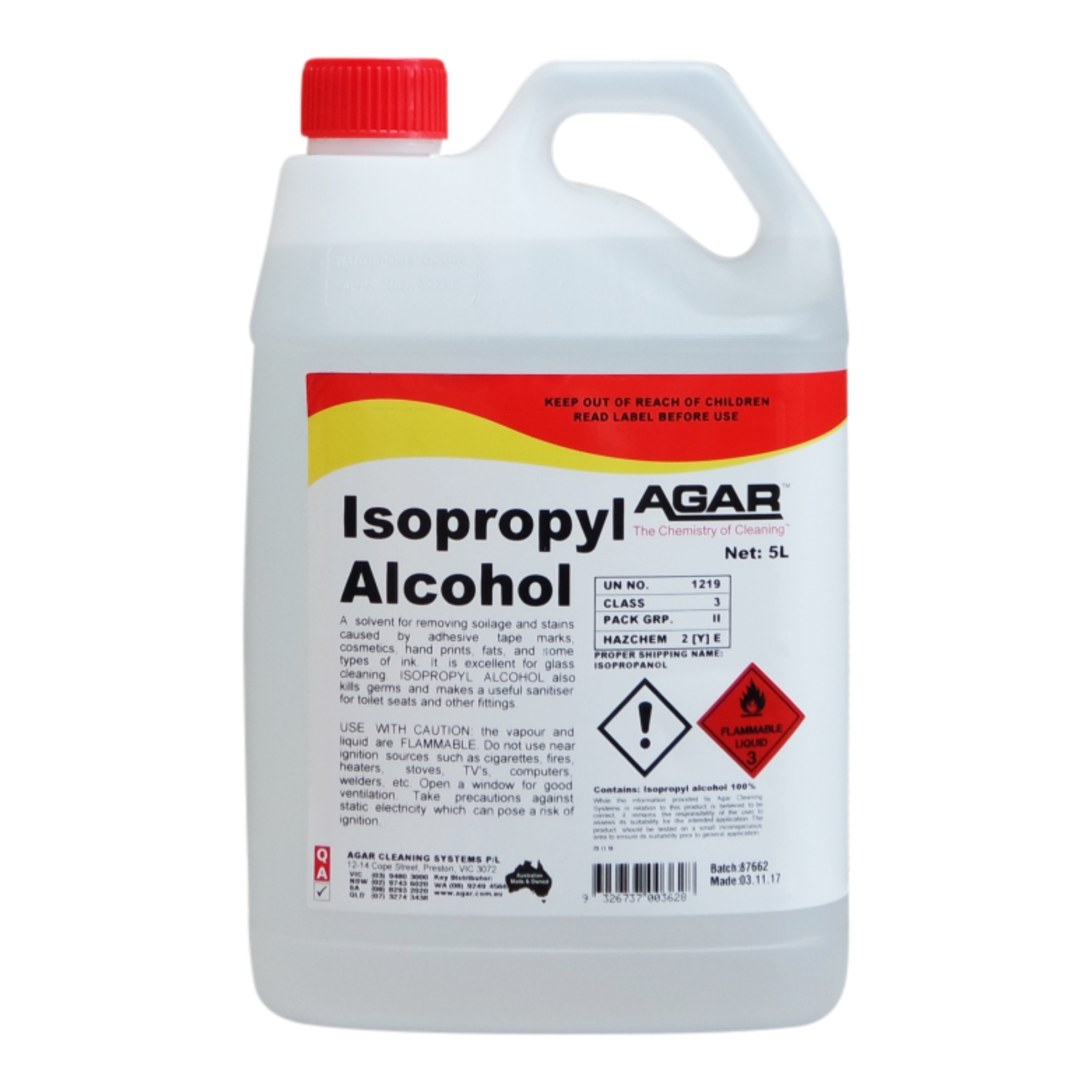 ISOPROPYL ALCOHOL – 5L