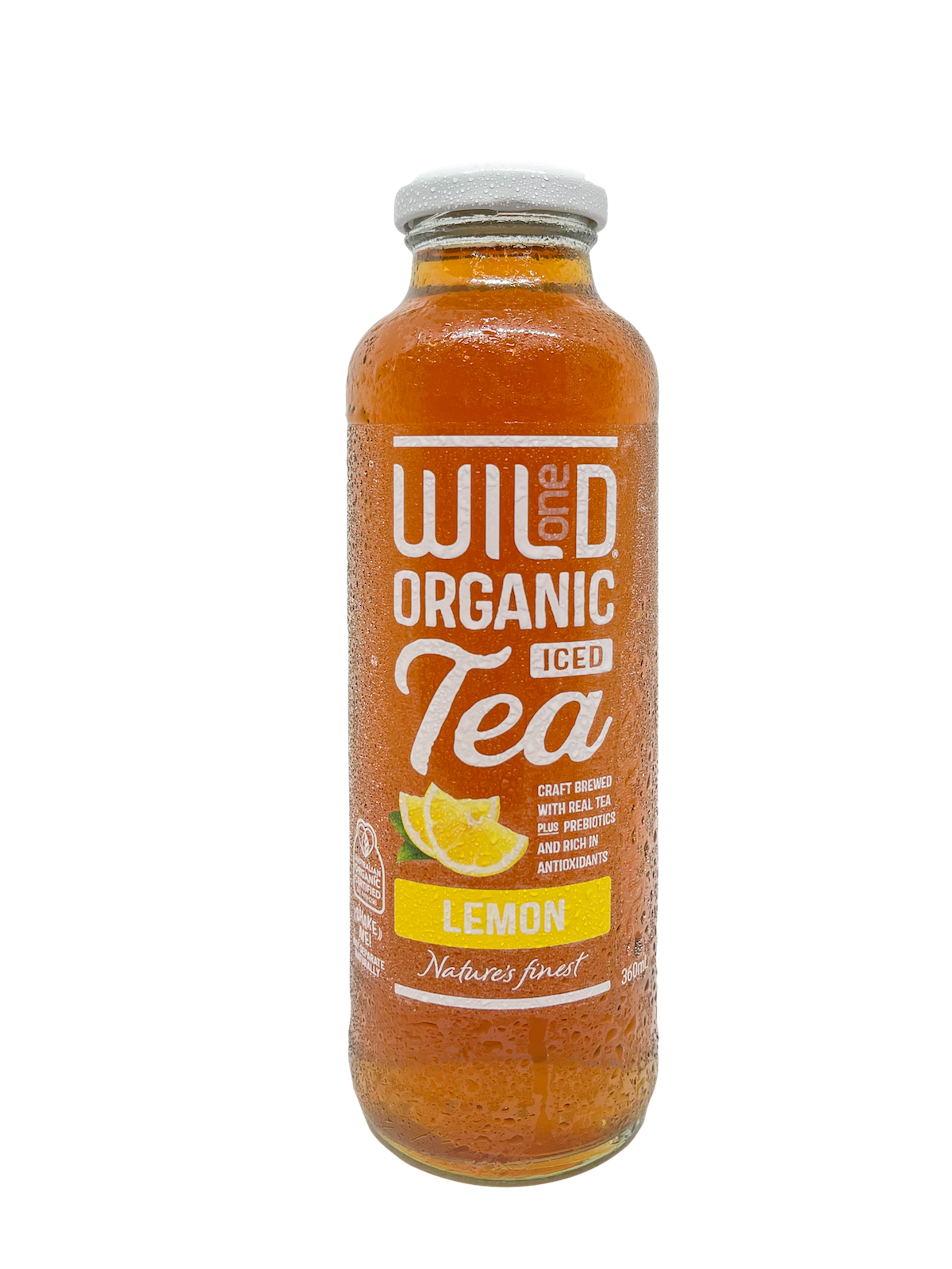 Wild One Organic Iced Tea Lemon 360ml Pack Size:12