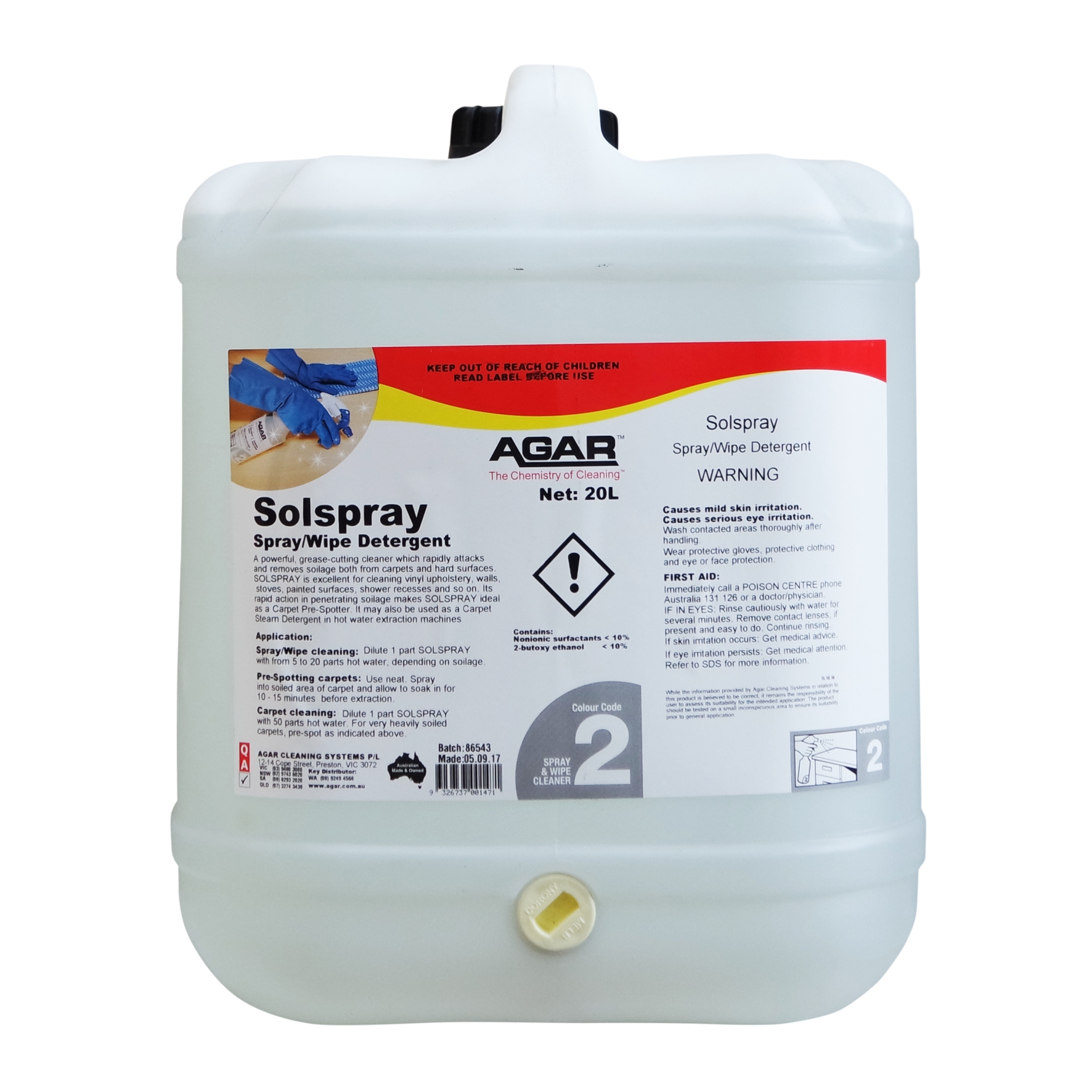 SOLSPRAY – 20L