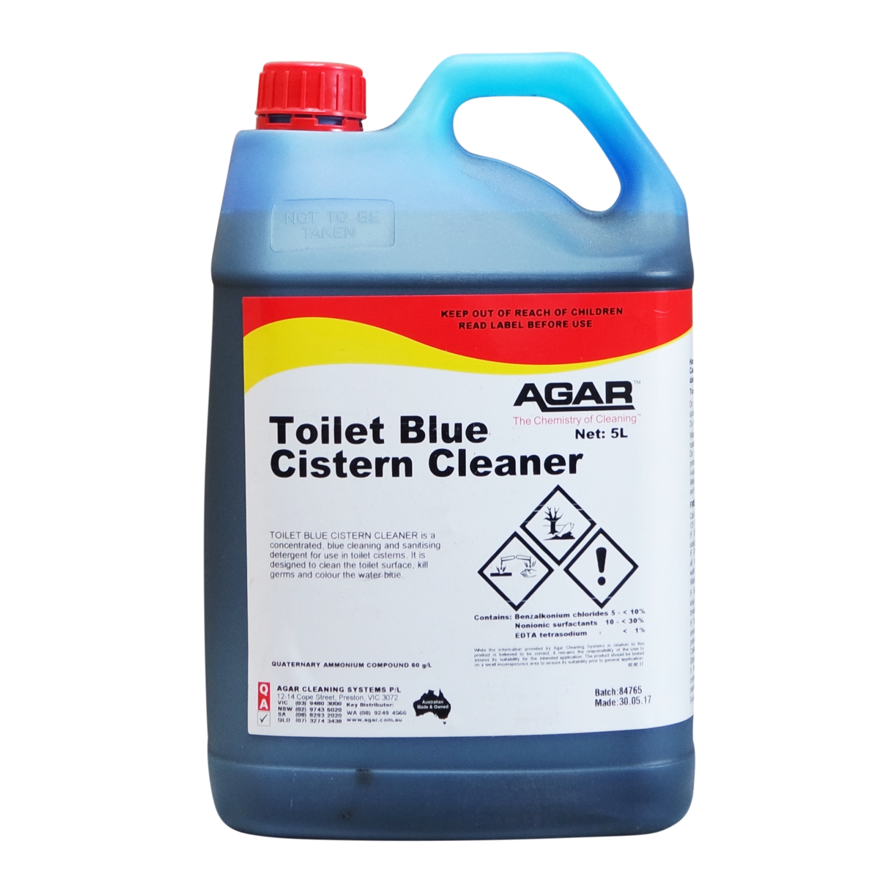 TOILET BLUE CISTERN CLEANER – 5L