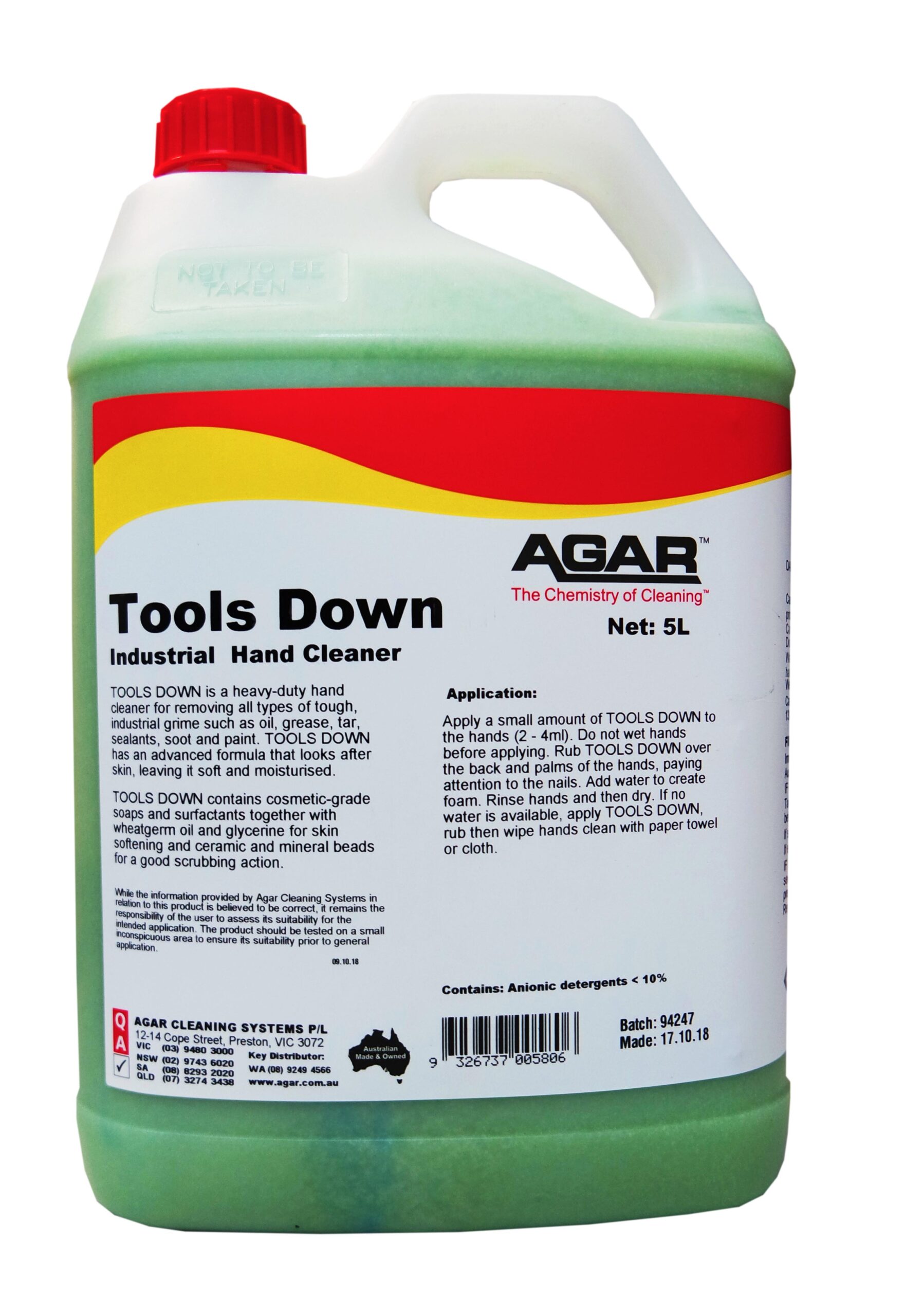 TOOLS DOWN – 5L
