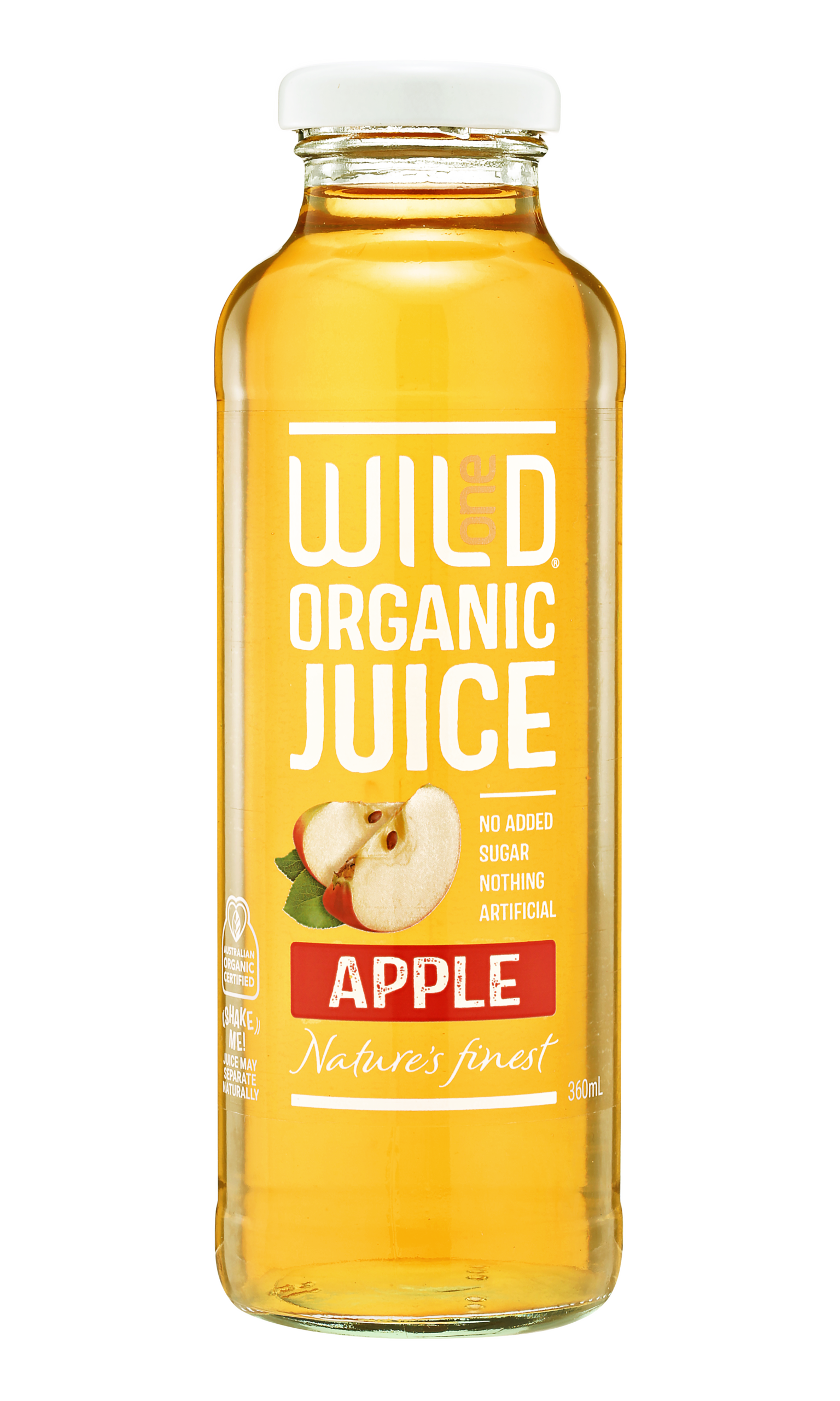Wild One Organic Apple 360ml Pack Size:12