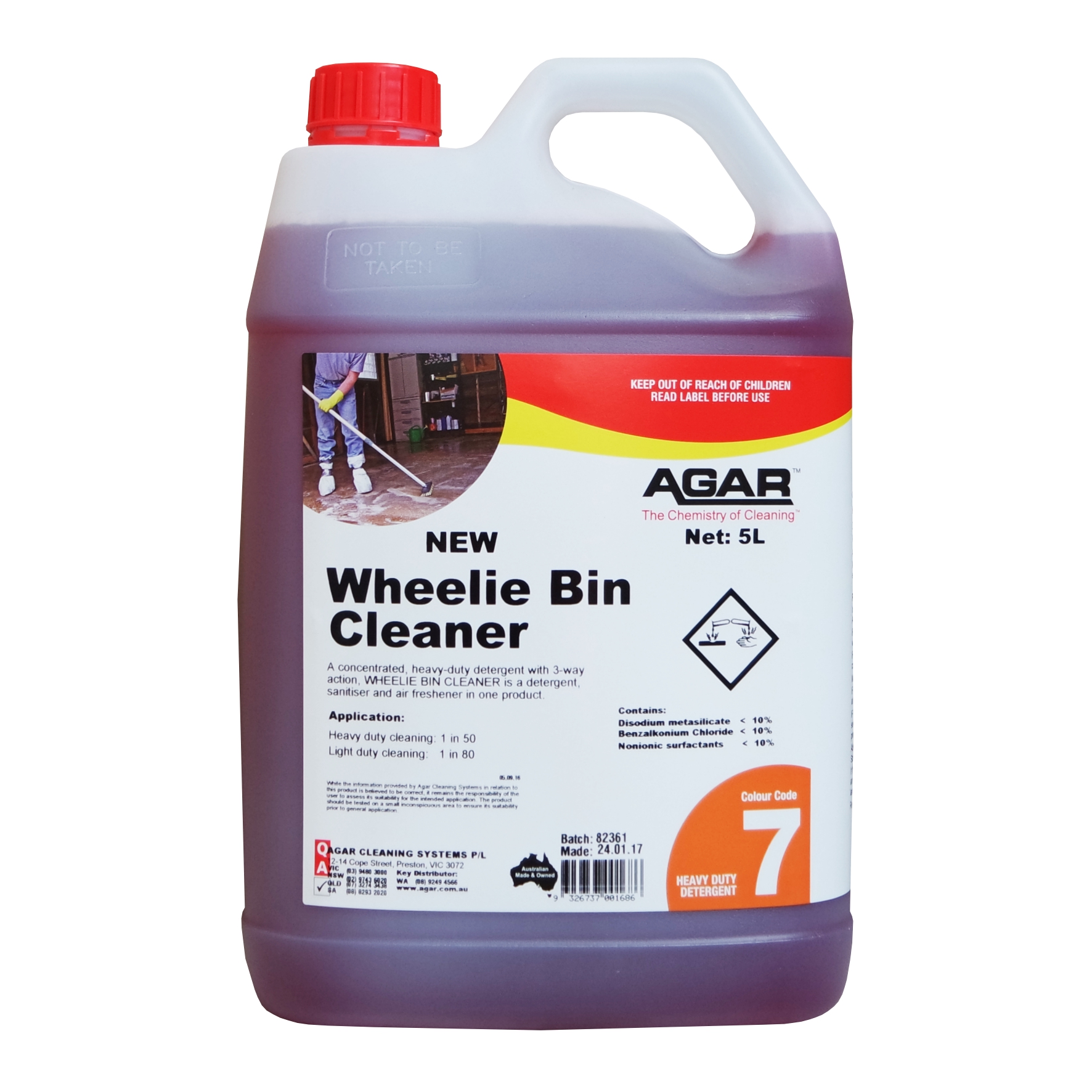 WHEELIE BIN CLEANER – 5L