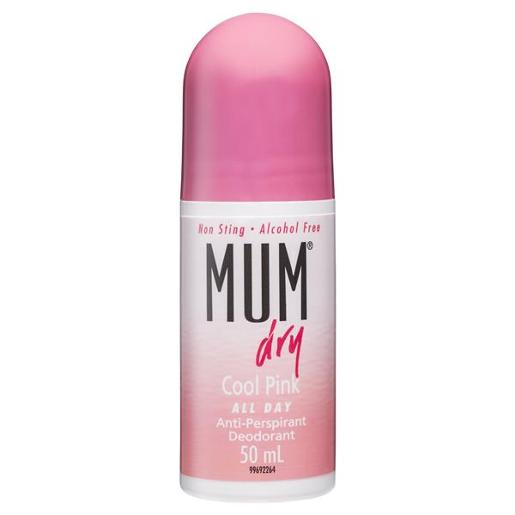 MUM COOL PINK ROLL ON ANTIPERSPIRANT DEODORANT 50ML Pack Size: 6