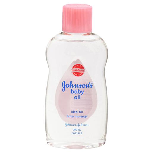 JOHNSON&JOHNSON BABY OIL 200ML Pack Size: 6