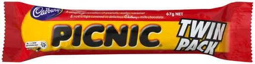 CADBURY PICNIC KING SIZE 67GM Pack Size: 25
