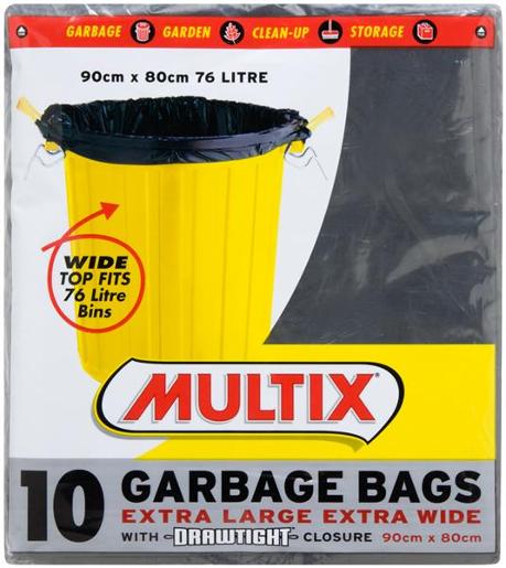 MULTIX EXTRA LARGE BINLINER 75LT 10S Pack Size: 12