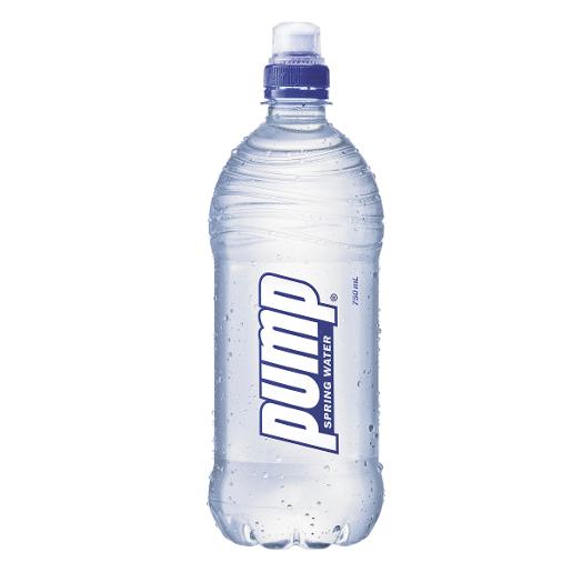 PUMP PURE NATURAL WATER 750ML Pack Size: 20