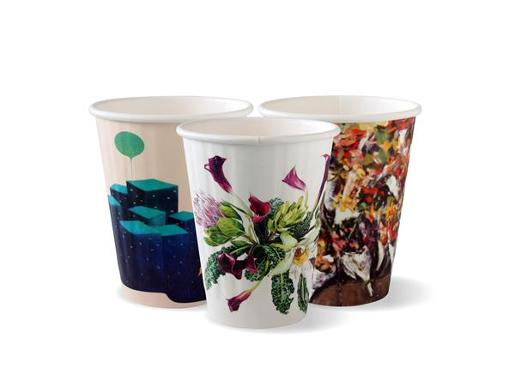 BIOPAK DOUBLE WALL PAPER CUP ART SERIES 50S Pack Size: 20