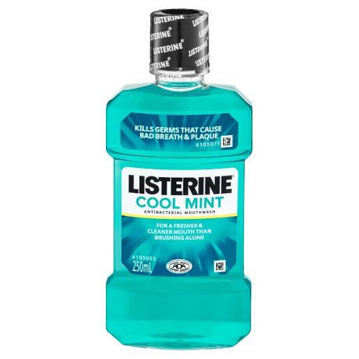 LISTERINE COOLMINT MOUTHWASH 250ML Pack Size: 6