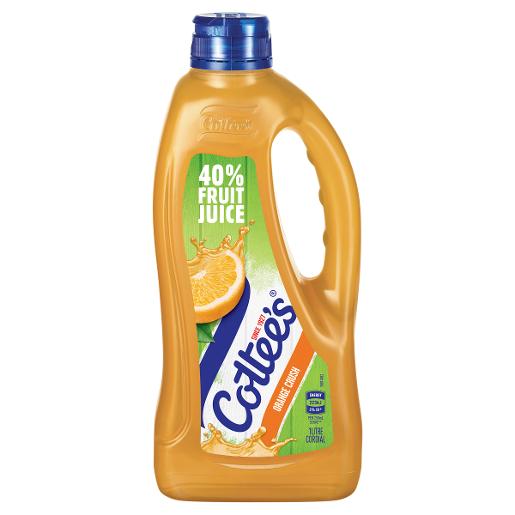 COTTEES ORANGE CORDIAL 1L Pack Size: 9
