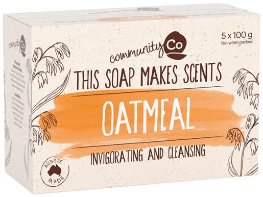COMMUNITY CO OATMEAL SOAP 5S Pack Size: 8
