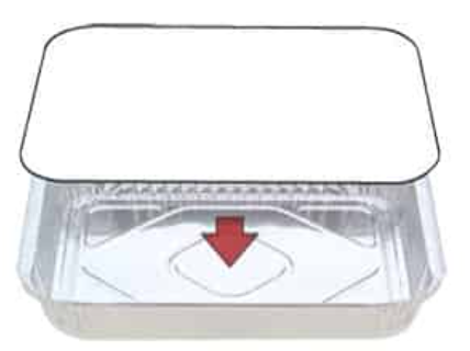 WHITE LIDS TO SUIT 7223 FOIL CONTAINERS-200S